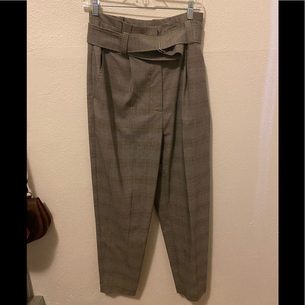 ALC Grey plaid pants